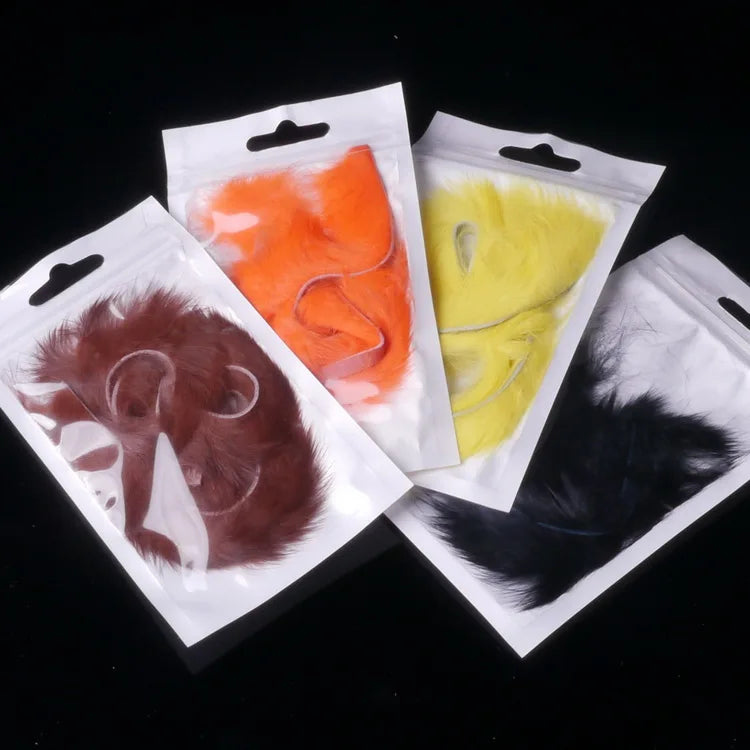 Wholesale 8 Colors Rabbit Strips Fly Tying Materials Diy Fly Fishing Flies