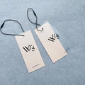 Customized New Design Paper Hang Tag PVC Swing Tag Custom Your Own Logo Clothing Hang Tag for Clothing