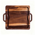 Walnut Wood Cutting Steak Board for Kitchen Bread Cutting Board Reversible Wooden Chopping Board With Juice Grooves