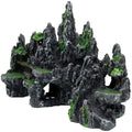 Large Fish Tank Decorations Mountain View Aquarium Ornament Tree House Cave Bridge Fish Tank Decoration