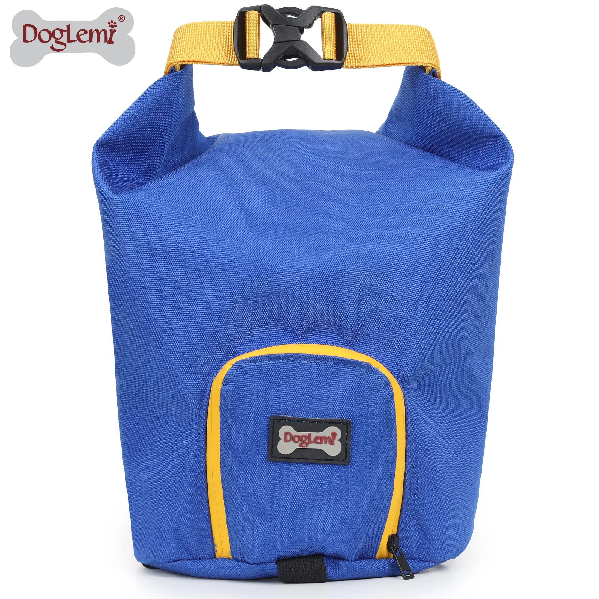 Roll Top Eco-Friendly Pet Dog Food Storage Container Love Style Travel Bowls for Kibble for On-The-Go Pet Food