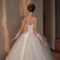 2023 New Bride Slim Sling Wedding Dress French Big Tail Wedding Dress Fresh Fairy Retro Lace Bridal Wedding Dress