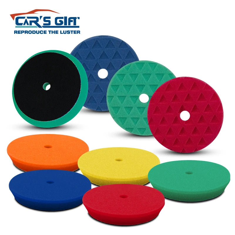 CAR'S GIFT Polisher Pads Buffer Pad 125mm Polishing Pads
