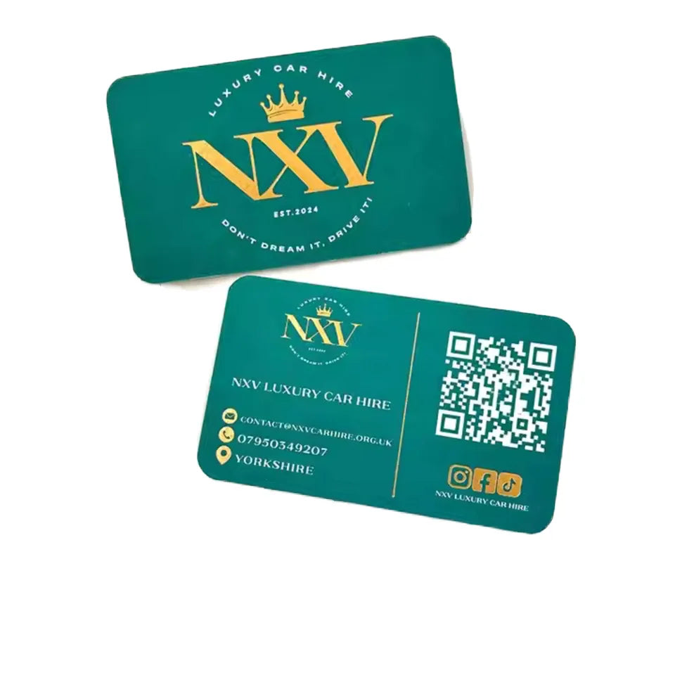 Low MOQ Custom Logo Printed Full Color Design Thank You Cards Embossed Printing for Small Business Custom Business Cards