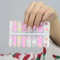 Latest Self-Adhesive Flower Pattern Nail Polish Stickers Full Cover Cute Nail Wraps