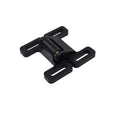 Factory Price Wholesale Nylon Industrial detachable Cabinet Hinge  Aluminum Profile Hidden Plastic Hinge HY-7476