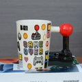 Solhui Wholesale in Stock Ceramics Mugs Boys Game Over Coffee Ceramics Mug With Game Handle