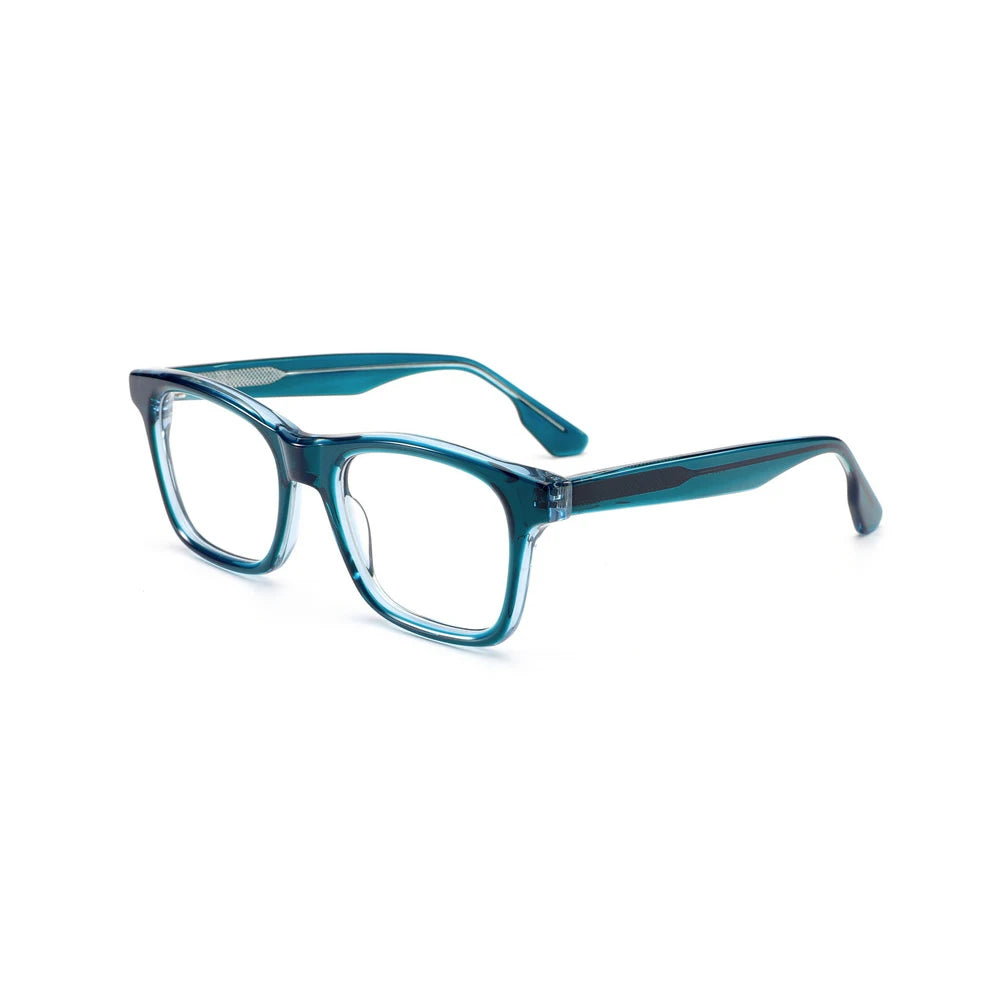 F2628 New Arrival Acetate Square Anti-Reflective Unisex Optical Glasses