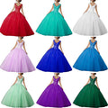 2025 new Blue Green Tulle Quinceanera Dresses Ball Gown Birthday Party Dress Lace up Graduation Gown Vestidos  Prom Dress