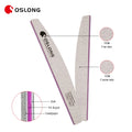 Customize LOGO Wooden Emery Board 80/80 100/180 Salon Manicure Tool Zebra Nail File for Natural Nails