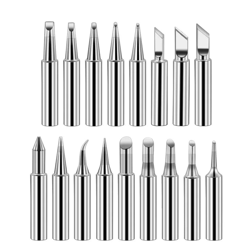 High Quality 936 Pure Copper Soldering Iron Tip Lead-free Solder Tips Welding Head BGA Soldering Tools Branding Iron Tip