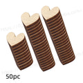 Tailai Hot Sale Small Decorative Items Handmade Wooden Hearts for Unique Wall Art Hanging Ornaments and DIY