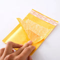 Custom Kraft Paper Bubble Envelope Bags for Gemstones Necklaces Watches Small Business Shipping & Mailing Durable Drop Packaging