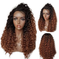 1B30 Headband Wigs for Black Women Human Hair Headband Wig Curly Human Hair Deep Curly Headband Human Hair Wigs