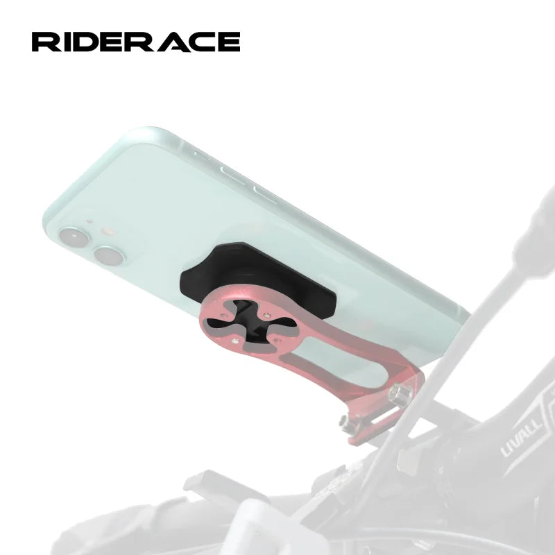 RIDERACE PC Universal Bicycle Computer Holder MTB Road Bike Smartphone Code Frame Adapter Cycling Mobile Phone Paste Back Buckle
