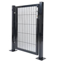 PVC Coated Metal Frame Security Outdoor Fence Panel Gate Welded Wire Mesh for Houses Garden Trellis & Gate