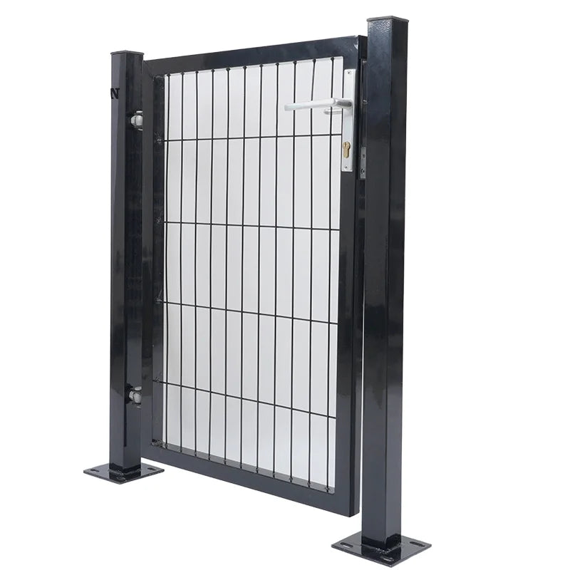 PVC Coated Metal Frame Security Outdoor Fence Panel Gate Welded Wire Mesh for Houses Garden Trellis & Gate