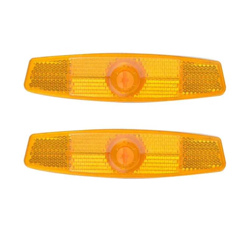 IRONDONKEY Mountain Bike Reflector Lamp Warning Light Bicycle Riding Accessories Fish-shaped Wheel Cursor