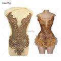 Designer Appliques Crystal Applique Rhinestone for Bridesmaid Dresses WDP-245-2