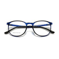 DOISYER OEM Eyewear Unbreakable TR90 Round Print Optical Spectacle Frames for Reading Glasses Adults MegaBDM