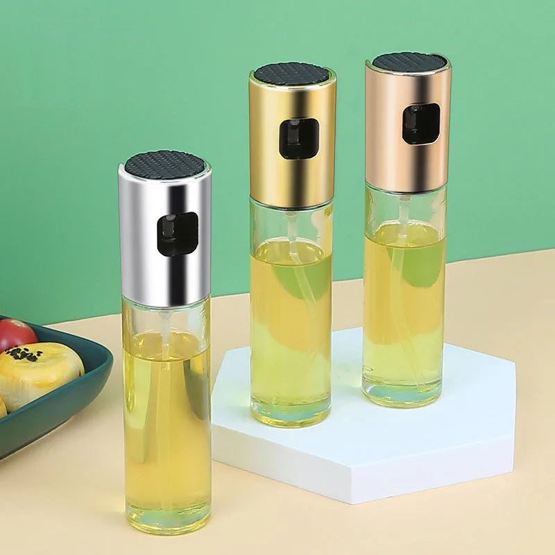 Olive Cooking Bottle Spritzer Dispenser Misto Food Kitchen Pump Glass Vinegar Oil Sprayer for Cooking