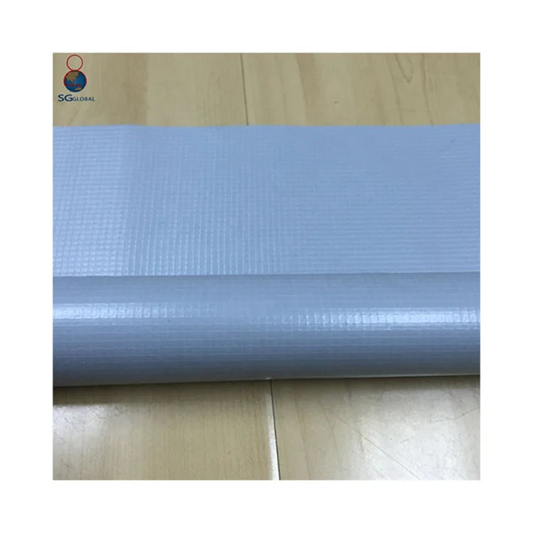 China Factory Supply 600gsm 700gsm Water Resistant UV Treated Heavyweight PVC Coated Plain Tarpaulin
