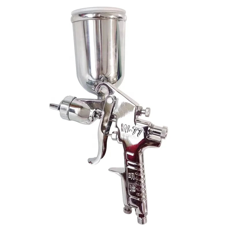Large Caliber W-77 Spray Gun 2.0 2.5 3.0 Caliber Furniture Paint  Automotive Primer Spraying Tool Pneumatic Manual Operation