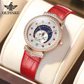 OUPINKE 3218 Original Brand Quartz Watch Women Star Diamond New Design Waterproof Watches Elegant Sapphire Crystal Ladies Watch