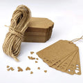 New Hot Sale Can Write Paper Tag Hollow Heart Shape Use for Gift Packaging