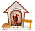 Hot Selling Pet Memorial Picture Frame Laser Cut Dog House Photo Frame Wooden for Dog Lovers