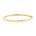 LOZRUNVE 925 Sterling Silver Trendy Thin Diamond Star Bangle Bracelet Gold Plated