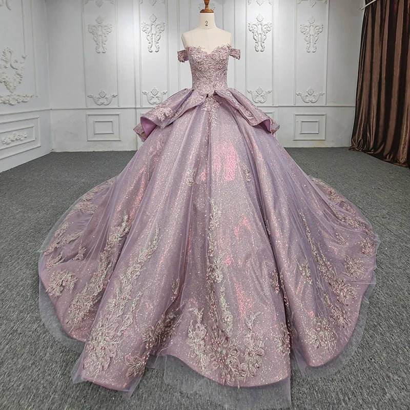 1105 New Short Sleeve  Lace Maxi Length Solid Color Chiffon Evening Gown Dress
