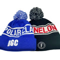 Unisex Winter Warm Ski Hat Toque Knit Bobble Hat Embroidery logo Jacquard Acrylic Pom Beanie Custom Beanie With Pom