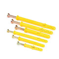 Manufacture Plastic Wall Anchor Expansion Plastic Wall Bolts with Screw Anchor