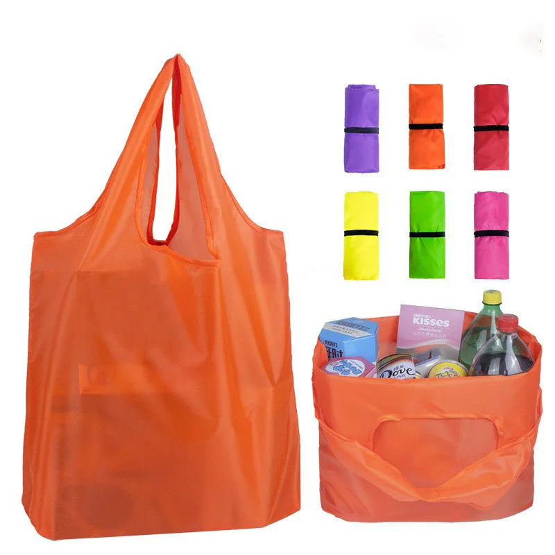 Custom Size Portable Reusable Polyester Shopping Bag Folding Storage Bag for Shopping