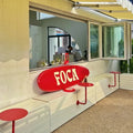 Modern Simple Wall-Mounted Red Small Table for Coffee Milk Tea Snacks Wine Fitness Women's Clothing Barbecue Shops Restaurants
