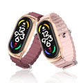 Mijobs Ocean Silicone Watch Strap Correa CS Wristbands for Xiaomi Band 3 4 5 6 7 Accessories