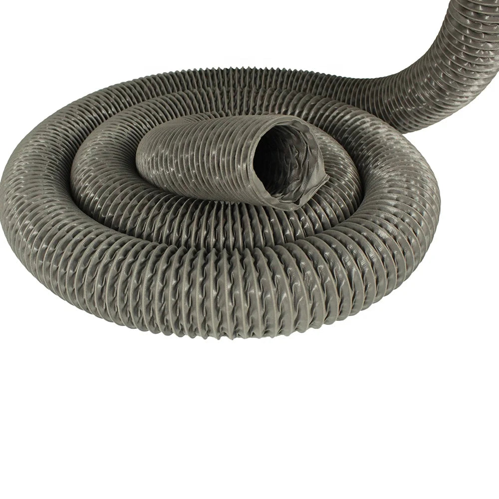 Industrial Style Flexible 10m Nylon Fabric Hose Ceiling-Mounted Silent Exhaust Ventilation Duct Air Extractor for Schools