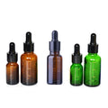 Luxury Custom Engraved Glass Essential Oil Bottle 5ml to 100ml 2 Ounce Sizes for Skin Care Cream and Face Cream