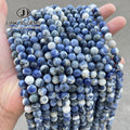 JD Wholesale 4/6/8/10/12mm Smooth Round DIY Loose Beads AAA Natural Sodalite Stone Beads for Jewelry Making