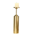 OEM Aluminum Anodized Brass Gold Candlestick Holders Set Taper Candle Holders for Wedding Party Dinning Party