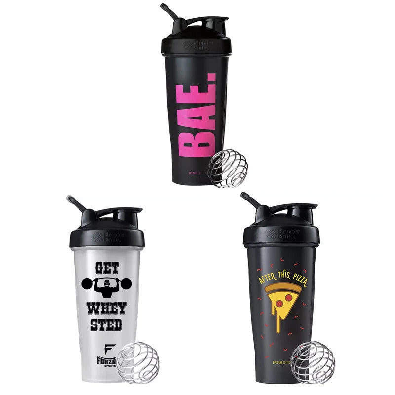 Wholesale Shaker Cup Custom Logo Protein Sport Blend Shaker Bottle Gym Plastic Water Cup