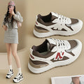 F1290 Spring New Breathable Women's Athletic Shoes Versatile Thick-Soled Height-Increasing Casual Running Sneakers for Women