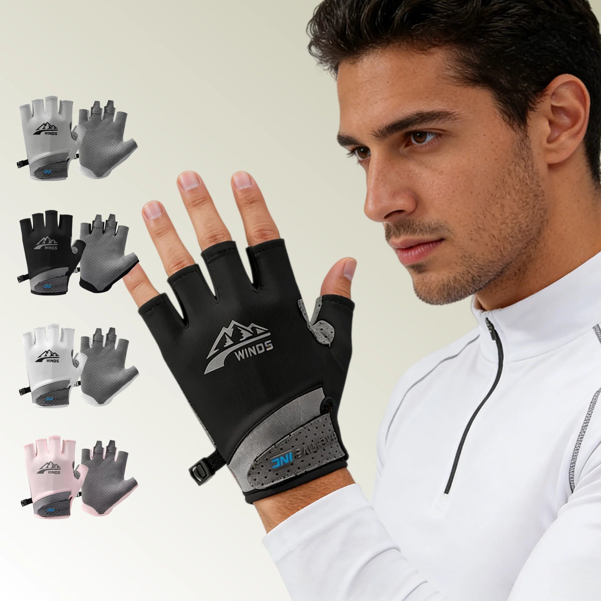 Custom Half Finger Cycling Women Sport Weight Lifting Gym Fitness Gloves