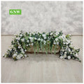 Artificial Flower Garland Decorative Wedding Table Centerpiece Greenery Rose Flower Runner