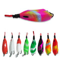 Artificial 80mm 15g Silicone Frog Bionic Soft Bait 3D Eyes Topwater Wobbler With Assist Hook Spoon Fishing Lure Mini Fishing Lure