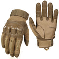 Combat Hunting Shooting Driving Work PU Leather Gloves Men Touch Screen Tactical Full Finger Gloves