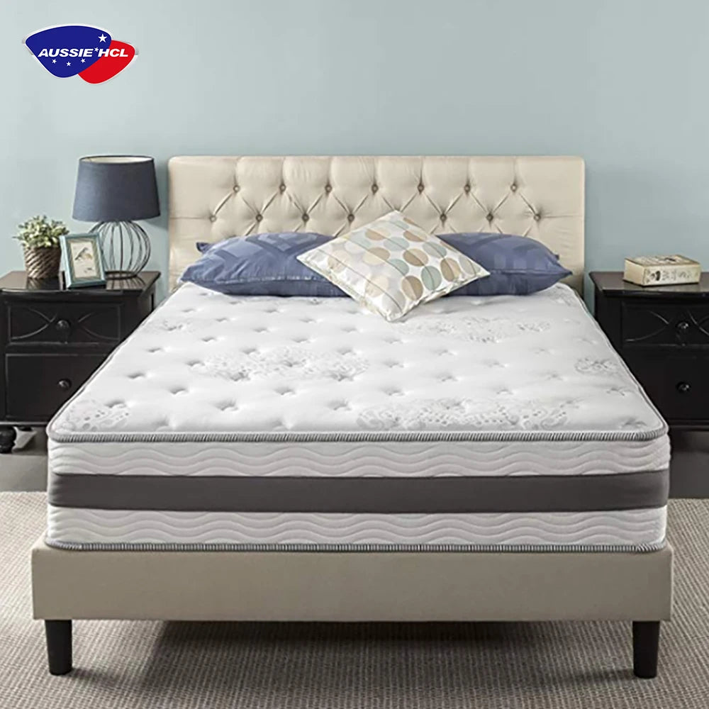 Hot Selling High-quality British Fireproof Mixed Luxury Mattress king Single Wholesale Vacuum Packaging Pocket Spring Mattress
