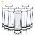 Custom Logo Frosted Transparent Long 75ml 2oz Clear Heavy Base Shot Glasses