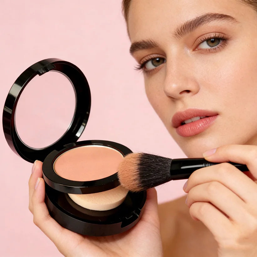 Makeup Matte Blush and Highlighter Palette Pressed Shimmer Powder Blushes High Pigment Private Label Blush Customize logo